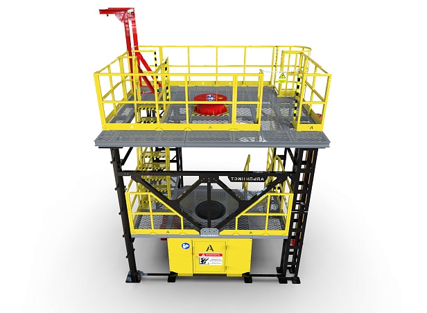  г. Курчатов.ООО "НГК" установило учебный полигон "Альпинист 03-02-5" для повышения квалификации специалистов  